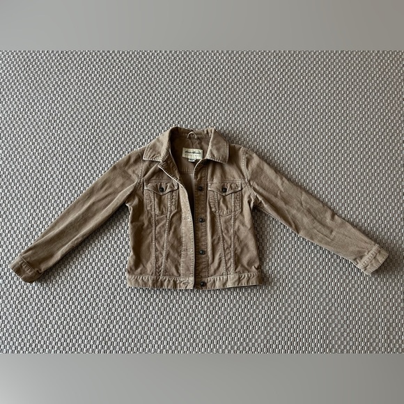 Eddie Bauer extra small brown/tan corduroy jacket - Picture 1 of 6